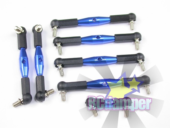 GPM ALUMINUM TIE-ROD TURNBUCKLE 7PCS RODS R TEAM LOSI 1//18 MINI-T