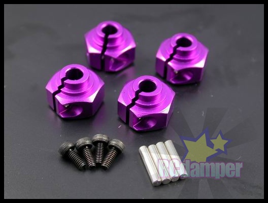 Aluminum Hex Drive Adaptor (4pcs) for HPI Nitro MT2 (Brand New)